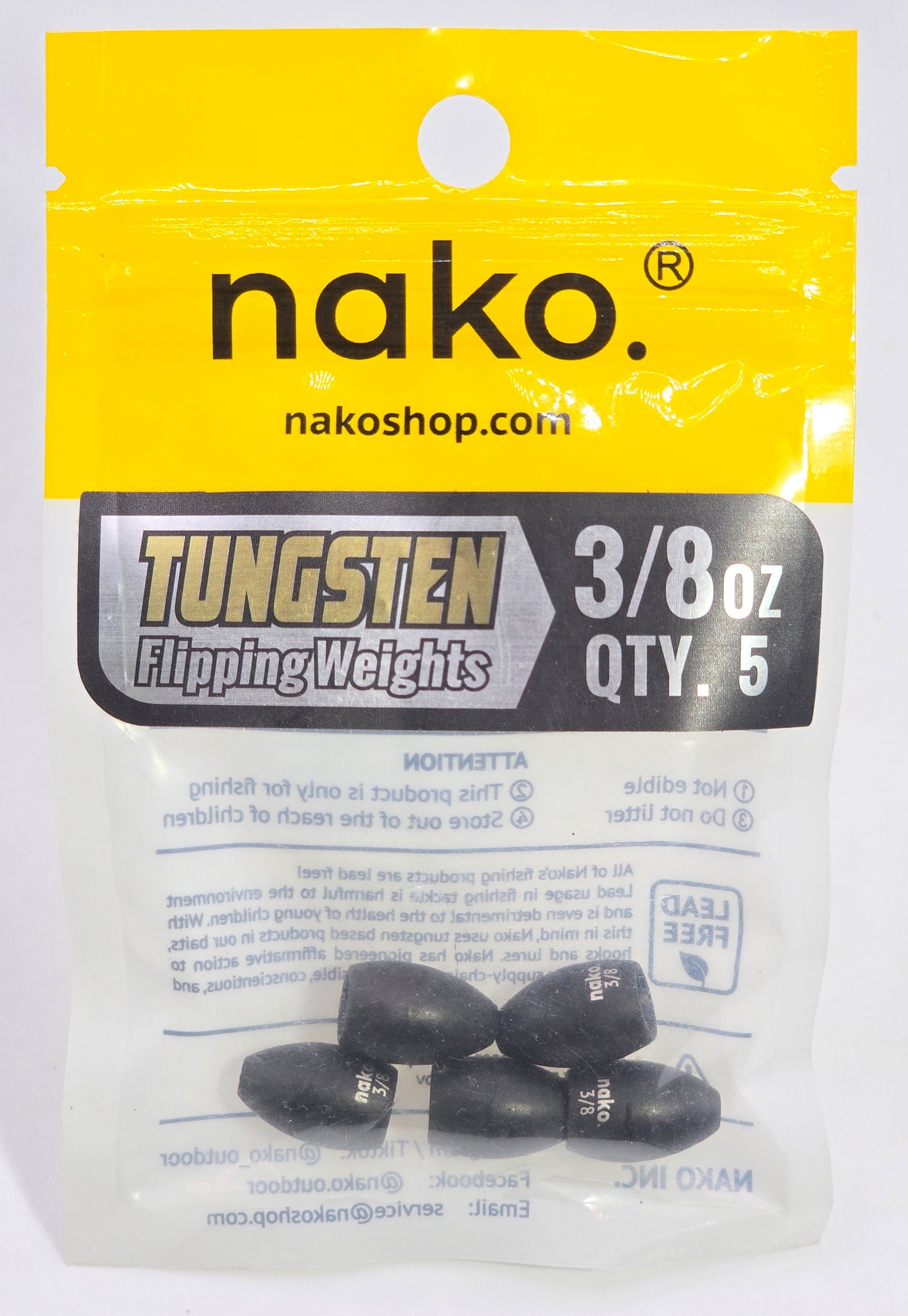 Tungsten Flipping Weights